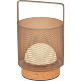 TeknoKapsül Erta 04 Kahve Şarjlı Masa Lambası 1X1.5W 4000K