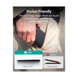 TeknoKapsül Esr Halolock Vegan Deri Cüzdan Standı, Magsafe Cüzdan Ayarlanabilir Stand, 14/14 Plus/14 Pro/14