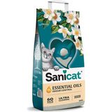 TeknoKapsül Essential Oils Yasemin Kokulu Tozsuz Topaklanan Kedi Kumu 10KG