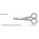 TeknoKapsül Europe Aplike Ve Nakış Makası Kıvrık Küt Uçlu No:4 10,16 Cm MP-TK-TK-OZK-M167