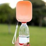 TeknoKapsül Evcil Hayvan Plastik Yıkanabilir Taşınabilir Su Şişesi Bağlantılı Su Kabı