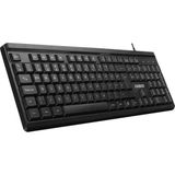 TeknoKapsül Everest KB-741F Siyah/gri 2 Mt. Bakır Kablolu Multimedia USB Türkçe F Klavye