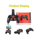 TeknoKapsül Evrensel Gamepad, USB Kablosuz Bluetooth 5.0 Joystick Tv Box Konsol Oyun Kumandası, Ios Cep Telefonu Tutucu Için X3 - 0 - Siyah - Option-1