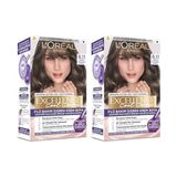 TeknoKapsül Excellence Creme 6.11 Ekstra Küllü Koyu Kumral Saç Boyası (2 Paketi)