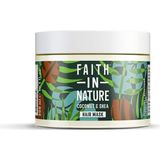 TeknoKapsül Faıth In Nature %99 Doğal Nemlendirici & Besleyici Saç Bakım Maskesi Kuru Saç Tipleri Için (Hindistan Cevizi & Shea Yağı, 300 Ml) - Altın