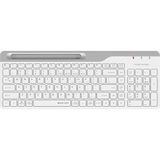 TeknoKapsül FBK25 (Q) Türkçe Fn-Multimedya Bluetooth & 2.4ghz Kablosuz Klavye, Beyaz - Option-1 - 001-Renkli