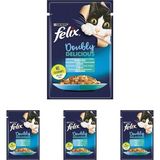 TeknoKapsül Felix Lezzet Somon & Sardalya Yaş Mama 85 gr 4lü Paket