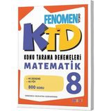TeknoKapsül Fenomen Okul Yayınları 8. Sınıf Matematik Konu Tarama Denemeleri
