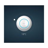 TeknoKapsül Fibaro FGT‐001+FGBRS‐001 Akıllı Ev Termostatik Vana Seti, Beyaz, 1 Adet