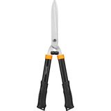 TeknoKapsül Fiskars HS21 Çit Budama Makinesi, Çit ve Çalıları Budamak Için, Uzunluk 59 Cm, Sertleştirilmiş Çelik Bıçaklar/yumuşak Dokunuşlu Plastik Sap, Siyah/turuncu, Düz, 1026827