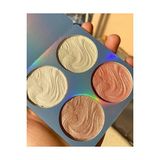 TeknoKapsül Fosforlu Makyaj Paleti, 4 Renk Işıl Işıl Parlak Highlighter, Uzun Süre Dayanıklı Su Geçirmez Işıltılı Highlighter, Yüz Aydınlatıcı Makyaj Paleti, Cilt Tonu ve Yüz Hatlarını Aydınlatmak Için - Option-1