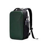 TeknoKapsül GA-0017 Gauntlet V1 Sert Kabuk Serisi 15.6 Inch Wtx Su Geçirmez Kumaş Laptop Çantası -Yeşil