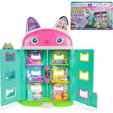 TeknoKapsül Gabby's Dollhouse: The Movie, Meow-Mazing Interactive Dollhouse, 7 Odalar, LCD Ekran Gözler, Figürler, Sound Fx, 3 Yaş ve Üzeri Kız ve Erkek Çocuk Oyuncakları