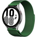 TeknoKapsül Galaxy Watch 4 Metal Mıknatıslı Kordon (Saat Değildir) - Haki Yeşil - Haki - Yeşil