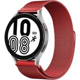 TeknoKapsül Galaxy Watch 4 Metal Mıknatıslı Kordon (Saat Değildir) - Kırmızı