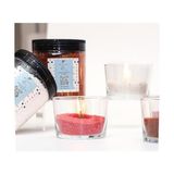 TeknoKapsül Garden Rose-Pudra Kokulu Pembe Yaratıcı Inci Tozu Mum (30 Adet Fitil ile BIRLIKTE)-250 gr
