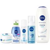 TeknoKapsül Gelin Çeyiz Seti, Duş Jeli 500ML, Yüz Yıkama Köpüğü, Deodorant, Göz Makyaj Temizleyici, Krem,çantalı - Option-1