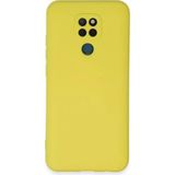 TeknoKapsül General Mobile Gm 20 Kılıf Nano Içi Kadife Silikon - Sarı