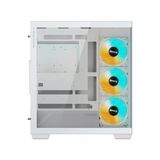 TeknoKapsül Gigabyte C500P St 50MM Soğutma Mesafeli Rgb Cam Mid-Tower Kasa (Beyaz)