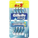TeknoKapsül Gillette Blue3 Cool Kullan At Tıraş Bıçağı 8'li AMZ-B07PWJLGPR