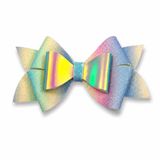 TeknoKapsül Glitter Detaylı Fiyonk Saç Tokası 9,5x4,5 Cm Renkli YTTG-TGA0344