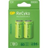 TeknoKapsül Gp Recyko 3000MAH C Orta Boy Şarj Edilebilir Pil 2'li Paket