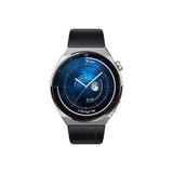 TeknoKapsül Gt 3 46MM Titanyum Kasa Siyah Kauçuk Kayış Akıllı Saat