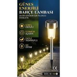 TeknoKapsül Güneş Enerjili Bahçe Lambası Plastik Saplama 10LU Set