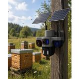 TeknoKapsül Güneş Enerjili Yayla Kamerası 4G SIM Kartlı 3 Lensli Bahçe Güvenlik Kamerası 2 Yıl Garantili LS-XXUCZZZBLM95SMKARTLIARICIKAMERASII-1-