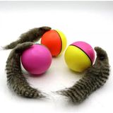 TeknoKapsül Hareketli Sesli Peluş Toplu Fare Pilli Kedi Oyuncağı 8 cm