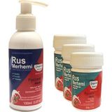 TeknoKapsül Hintohu Tüy Dökücü Azaltıcı Rus Merhemi 150 ml 1 Adet + Genital Bölge Merhemi 50 ml 3 Adet BZ-GU-EYF-17536