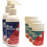 TeknoKapsül Hintohu Tüy Dökücü Azaltıcı Rus Merhemi 150 ml 2 Adet + Genital Bölge Merhemi 50 ml 3 Adet BZ-GU-EYF-17561