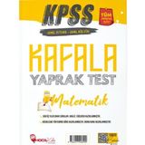 TeknoKapsül Hoca Kafası Kpss Matematik Öğreten Yaprak Test