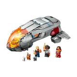 TeknoKapsül Hoopty 76232-8 Yaş ve Üzeri Kız ve Erkek Çocuklar Için Süper Kahraman Hediyesi Fikri, Uzay Gemisi ve 3 Minifigür Içeren Eğlenceli Dekoratif Yaratıcı Oyuncak Yapım Seti (420 Parça) - Option-1