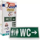 TeknoKapsül Horoz Robson 3W 160 Lümen Şarjlı Wc Sağ Tuvalet Yön Levhası (2'li Paket) - Seçenek