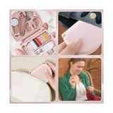 TeknoKapsül Hsytek Mini Dikiş Seti, Taşınabilir Dikiş Seti, Seyahat, Pembe Iğne ve Iplik Seti, Yeni Başlayanlar, Kendin Yap ve Evde Kullanım Için (6 x 7 Cm) - -- - Option-1