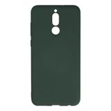 TeknoKapsül Huawei Mate 10 Lite Kılıf Nano içi Kadife Silikon - Koyu Yeşil YTMEYTBC8683140257972