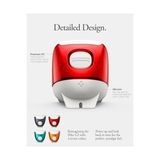 TeknoKapsül ile Uyumlu Saat Standı C1 Dayanıklı Silikon Malzeme Ruby iMac Tasarım Stand - AMP09341 - 35 - 48 mm - Option-1 - 01P-Pembe