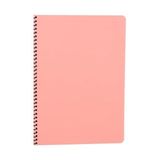 TeknoKapsül Infinity Pastel Serisi, A4, 6 Konulu (3 Kareli, 3 Çizgili) 180 Yaprak Pp Kapaklı Spiralli Defter, Pembe