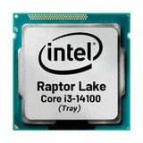 TeknoKapsül Intel Core I3 14100 4 Core 4.7 Ghz 12MB 1700P 60W Tray (Kutusuz) (Fansiz) (14. Nesil) (Vga)