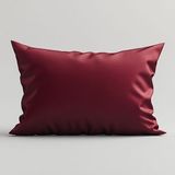 TeknoKapsül Ipek Dokulu Mikrosaten Saten Yastık Kılıfı 50X70 (2’li Set) – Bordo – Saç Cilt Dostu