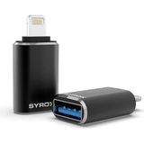 TeknoKapsül Iphone & Ipad Ile Uyumlu USB 3.0 Dönüştürücü Lightning USB Çevirici Veri Fotoğraf ve Şarj Çevirici Adaptör DT25U-L - 0 - Siyah