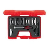 TeknoKapsül Izeltaş 1107006014 1/4" Altı Köşe Derin Lokma Takımı 14 Parça