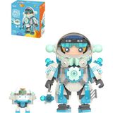 TeknoKapsül Jaki Space Serisi ASTRONOT-JK9107(488 Parça) Oyuncak Yapım Seti