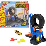 TeknoKapsül JHL75 Hot Wheels City Şehir Merkezi Lastik Garajı Oyun Seti