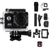 TeknoKapsül Jouis 4K Ultra Hd Su Geçirmez Aksiyon Kamerası – 16MP Wifi Spor Kamera, 170° Geniş Açılı Lens, 2.0 Inç Ekran, 2.4g Kablosuz Bilek Uzaktan Kumandalı, Bisiklet ve Sualtı Dalış Seti