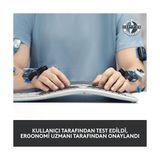 TeknoKapsül K860 Ergo Gelişmiş Ergonomik Kablosuz Klavye, Bilek Desteği, Bluetooth USB Bağlantılı, Sessiz, Ö