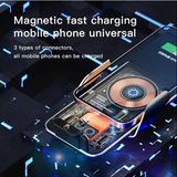 TeknoKapsül Kablosuz Araç Içi Cep Telefonu Şarj 2in1 Telefon Tutucu ve Şarj Araç 4.7-7.2 Inç Uyumlu Havalandırma ve Izgarasına Montaj Transparan Tasarım (L9) - Option-1 - 000-Siyah