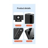 TeknoKapsül Kablosuz Yaka Mikrofonu Tekli Mikrofon 16 ile Uyumlu Type-C/lightning Portlu Telefon Pc Tablet Video Kayıt Röportaj Canlı Yayın Vlog Kablosuz Mikrofon 1028 - Option-1 - 001-Renkli