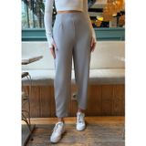 TeknoKapsül Kadın Krep Kumaş Balon Pantolon - Gri / 3XL